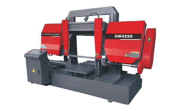 松滋GW4250双柱龙门卧式带锯床